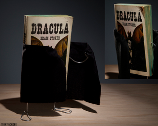 Illustration for article titled Anthropomorphized paperbacks act out the stories between their pages